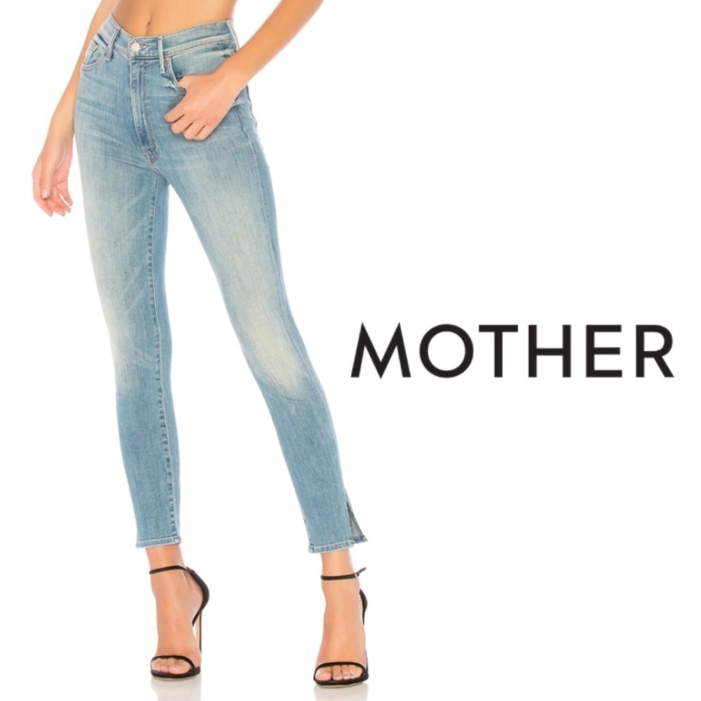 MOTHER The Swooner Ankle Slice Jeans – Lemonade & Lies – Size 28
